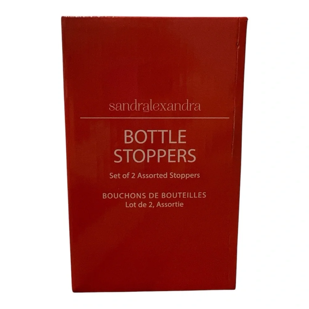 Sandralexandra Bottle Stoppers Set of Lemon & Chilli
